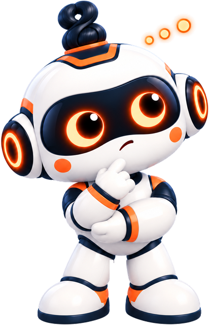 SarYin mascot thinking